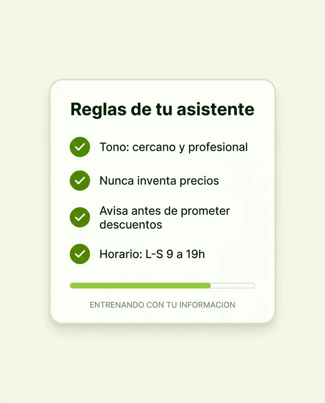 Lo construimos y lo entrenamos
